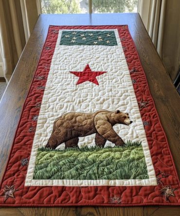 California Wilderness Quilted Table Runner
