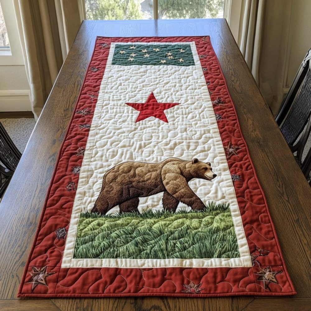 California Wilderness Quilted Table Runner