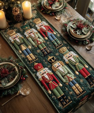 Candlelit Joy Quilted Table Runner