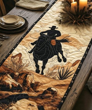 Canyon Dust Quilted Table Runner