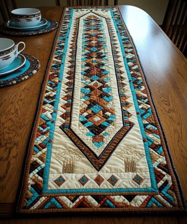 Canyon Rhythms Quilted Table Runner