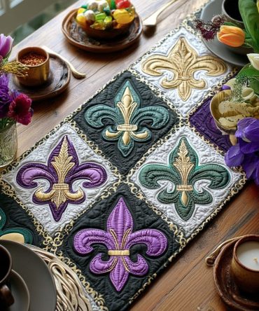 Carnival Mosaic Quilted Table Runner