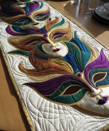 Carnival Spirit Quilted Table Runner