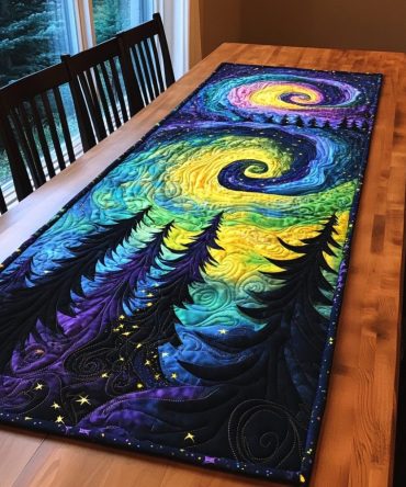 Celestial Path Quilted Table Runner