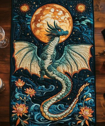 Celestial Roar Quilted Table Runner