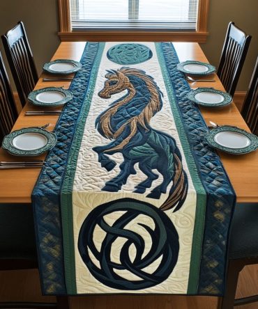 Celtic Crest Quilted Table Runner
