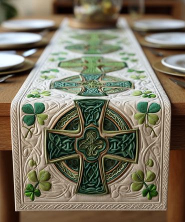 Celtic Roots Quilted Table Runner