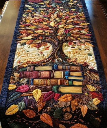 Chapter Tree Quilted Table Runner