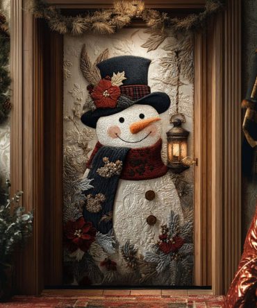 Chilly Cheeks Quilted Door Cover