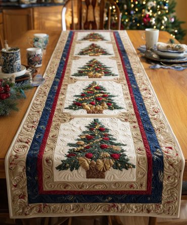 Christmas Sonata Quilted Table Runner