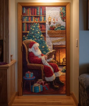 Christmas Tales Quilted Door Cover