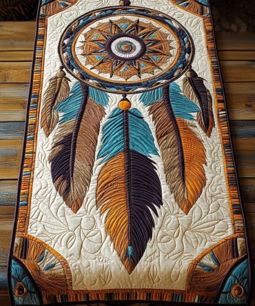 Circle Of Dreams Quilted Table Runner