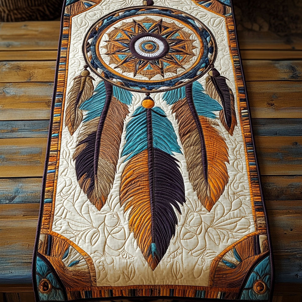 Circle Of Dreams Quilted Table Runner