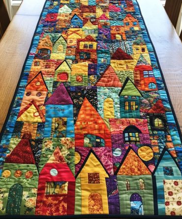 City Vibes Quilted Table Runner
