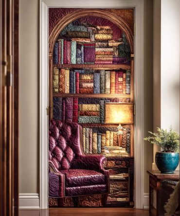 Classic Retreat Quilted Door Cover