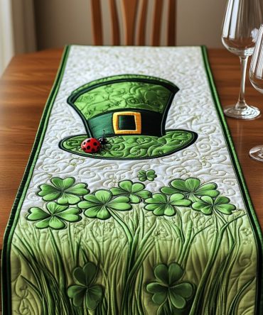 Clover Dreams Quilted Table Runner