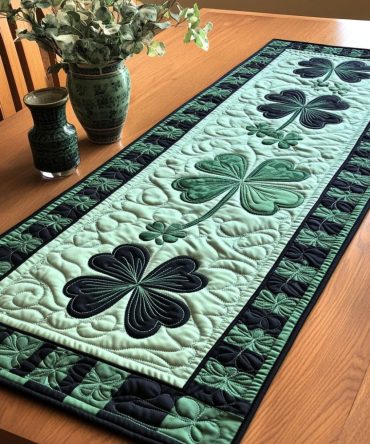 Clover Grove Quilted Table Runner