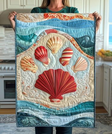 Coastal Charm Quilted Table Runner