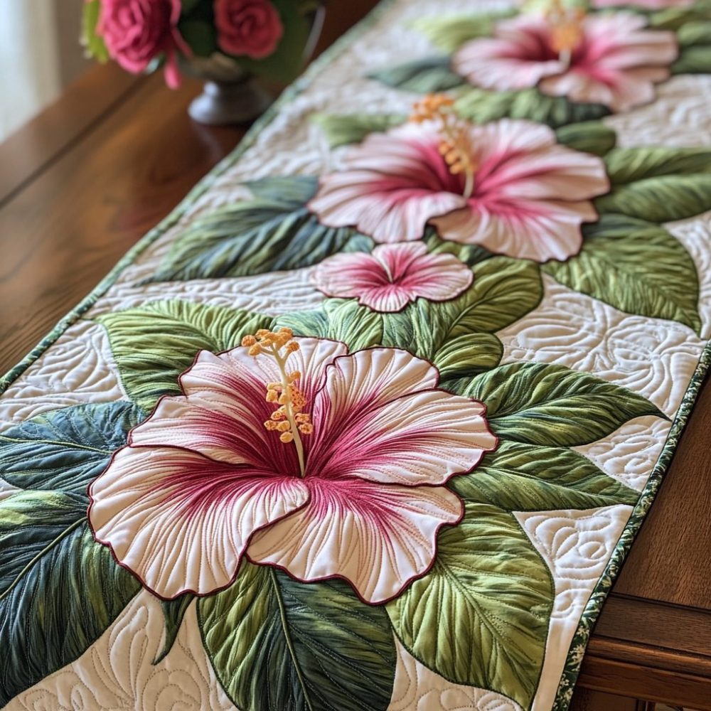 Coastal Charm Quilted Table Runner