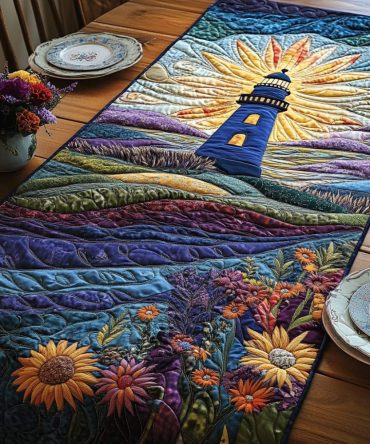 Coastal Light Quilted Table Runner