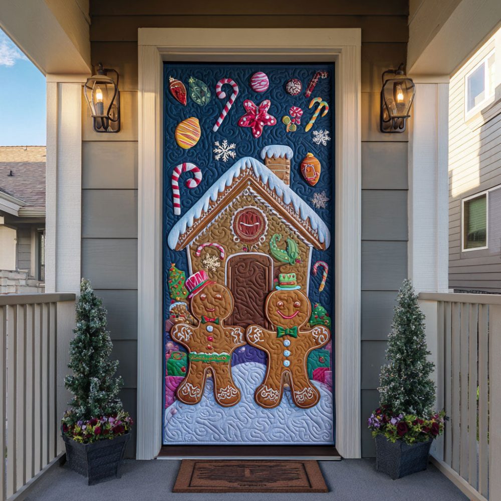 Cookie Kingdom Quilted Door Cover