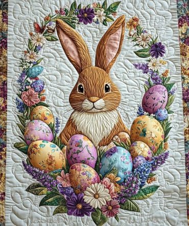 Cotton Tail Magic Quilted Table Runner