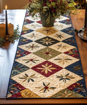 Country Charm Quilted Table Runner