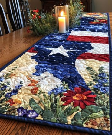 Country Charm Quilted Table Runner