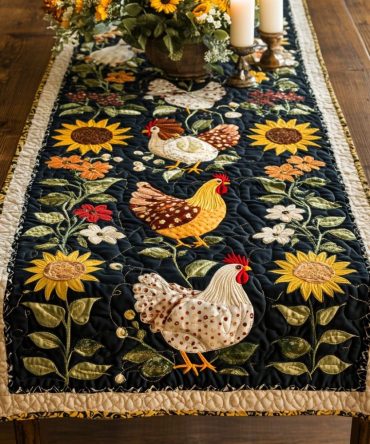 Country Chic Quilted Table Runner