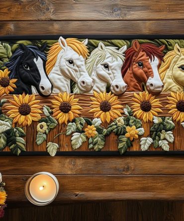 Country Companions Quilted Table Runner