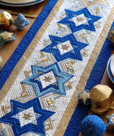Covenant Star Quilted Table Runner