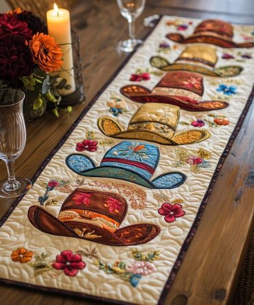 Cowboy Charm Quilted Table Runner