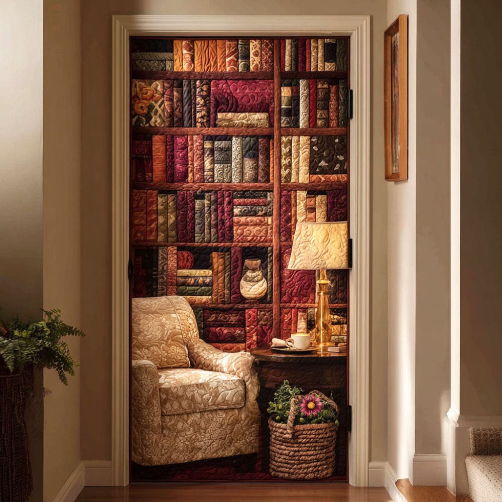 Cozy Reader Quilted Door Cover
