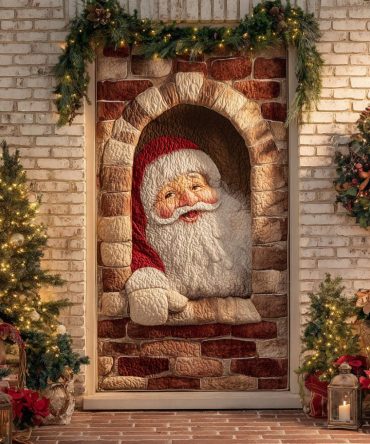 Cozy Chimney Quilted Door Cover