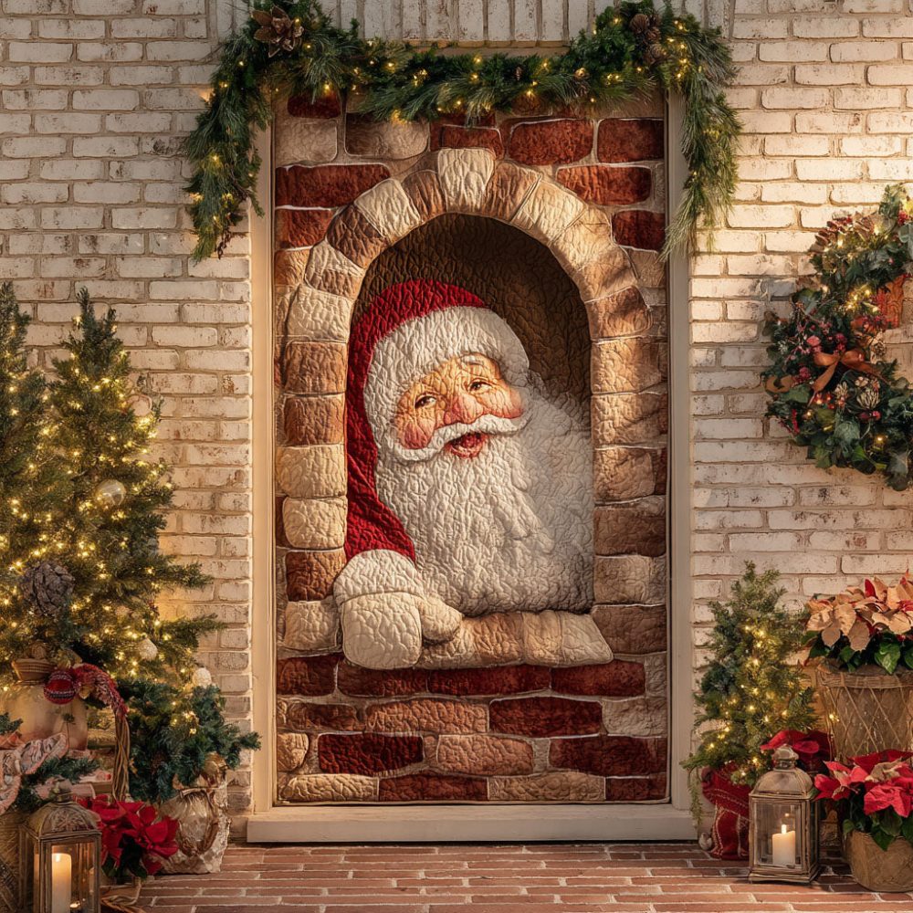 Cozy Chimney Quilted Door Cover