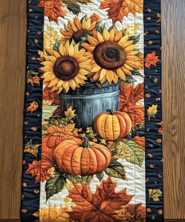 Cozy Fall Quilted Table Runner