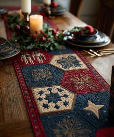 Cozy Nights Quilted Table Runner