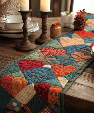 Cozy Patchwork Quilted Table Runner
