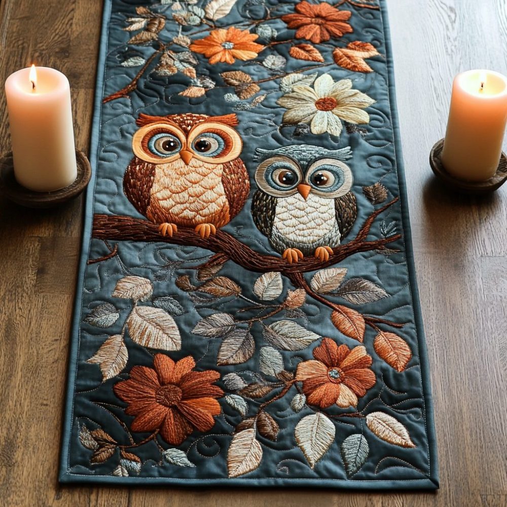 Cozy Perch Quilted Table Runner