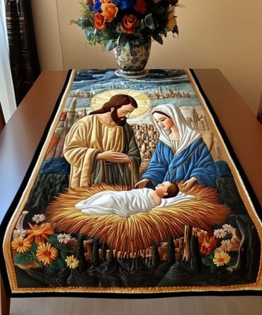 Cradle Of Hope Quilted Table Runner