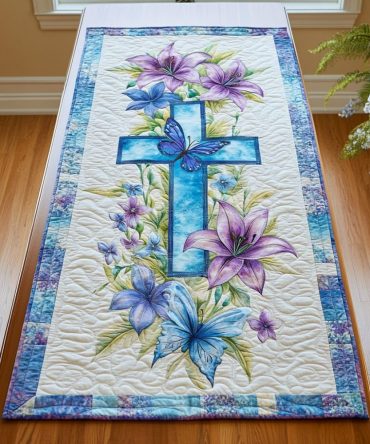 Cross Style Quilted Table Runner