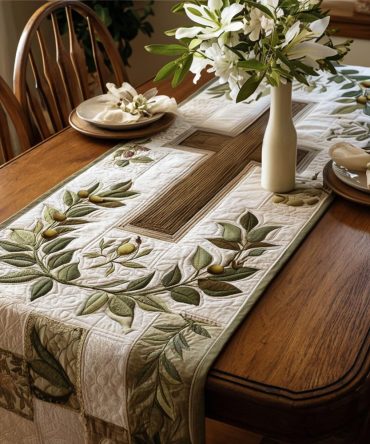 Cross Of Salvation And Hope Quilted Table Runner