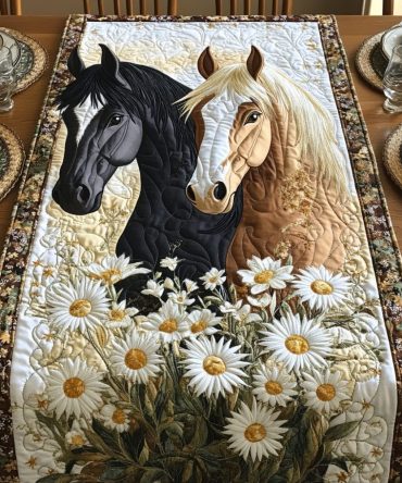 Daisy Ride Quilted Table Runner