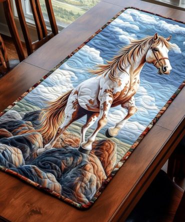 Dappled Glory Quilted Table Runner