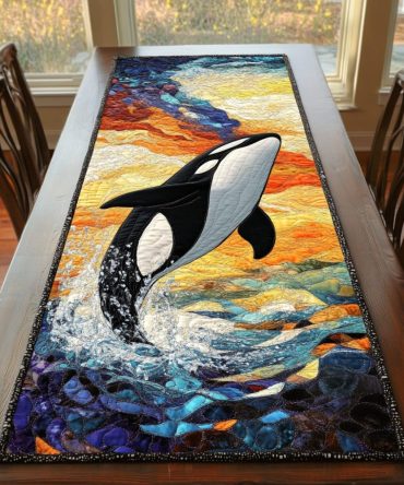 Deep Dive Quilted Table Runner