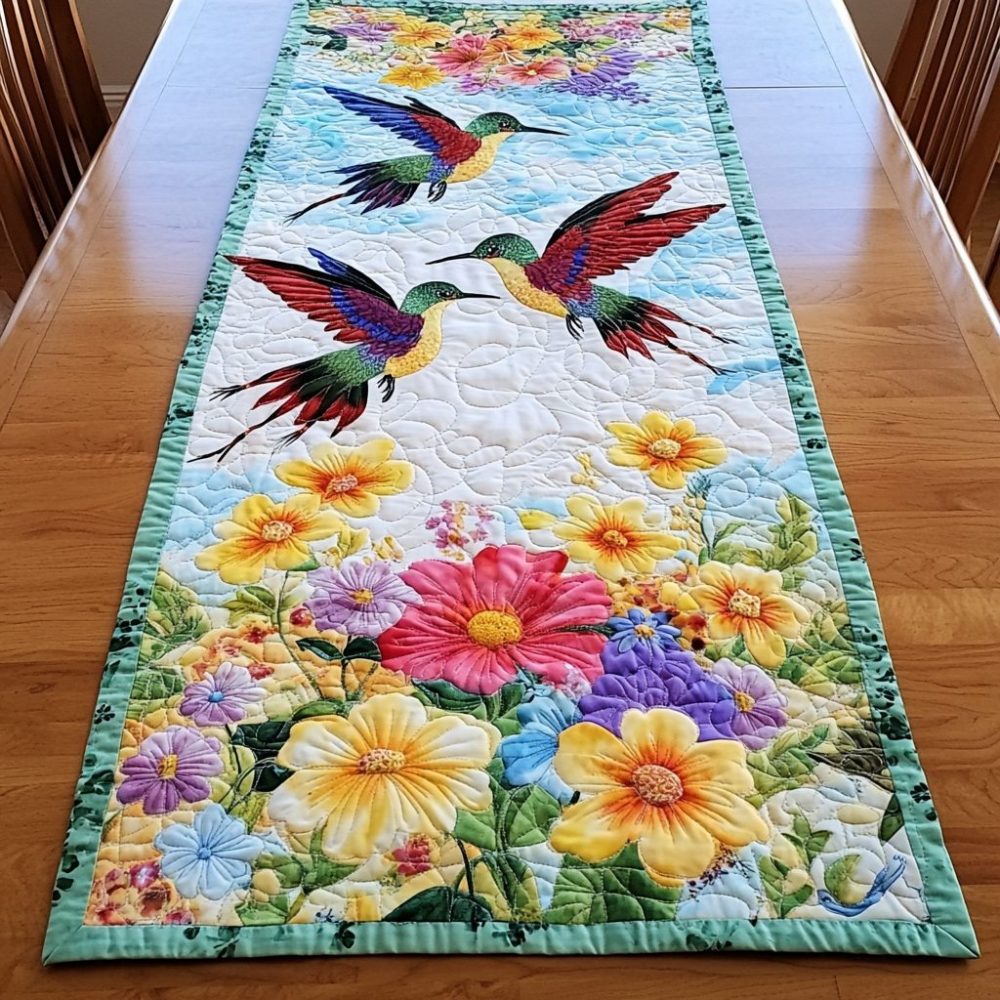 Desert Bloom Quilted Table Runner