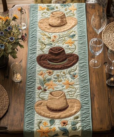 Desert Bloom Quilted Table Runner