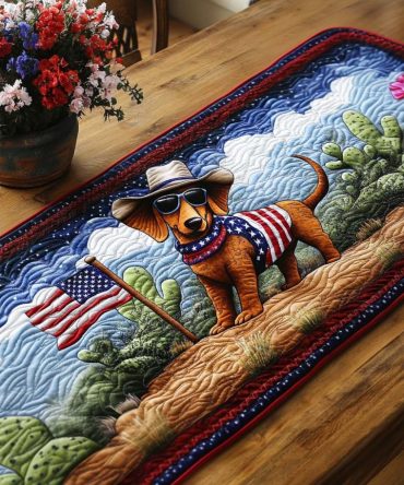 Desert Dog Pride Quilted Table Runner