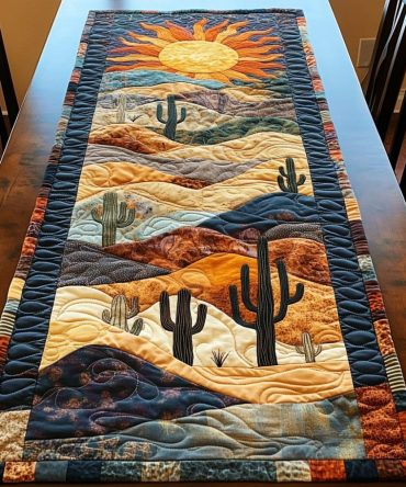 Desert Glow Quilted Table Runner