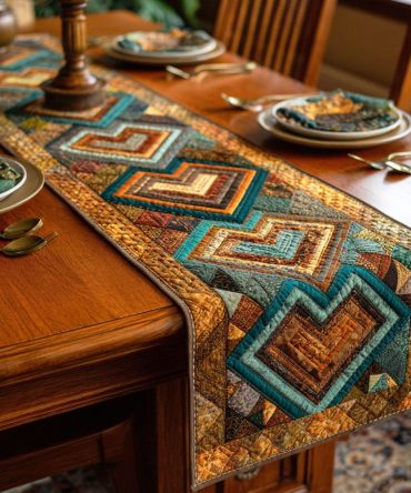 Desert Hearts Quilted Table Runner